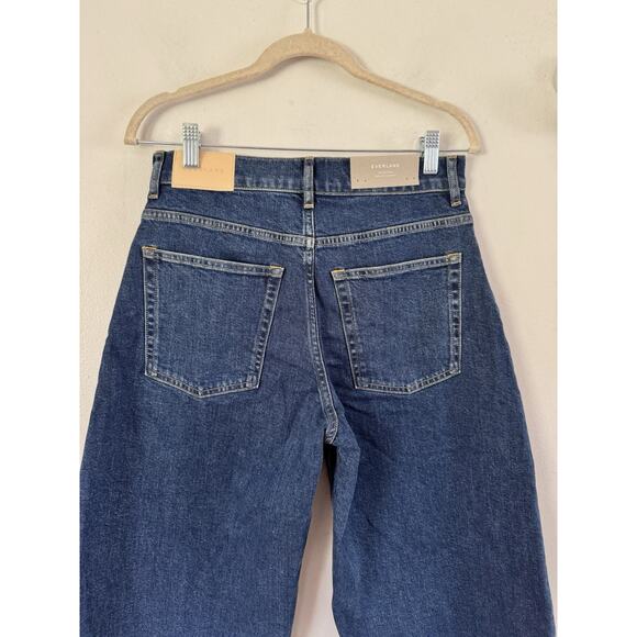 NWT Everlane The Way High Curve Jean Barrel Leg Ocean Blue Women’s Size 28 - Picture 6 of 9